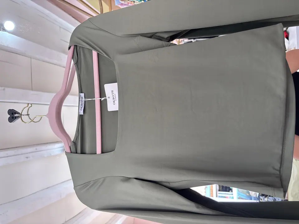 Blusa verde manga larga