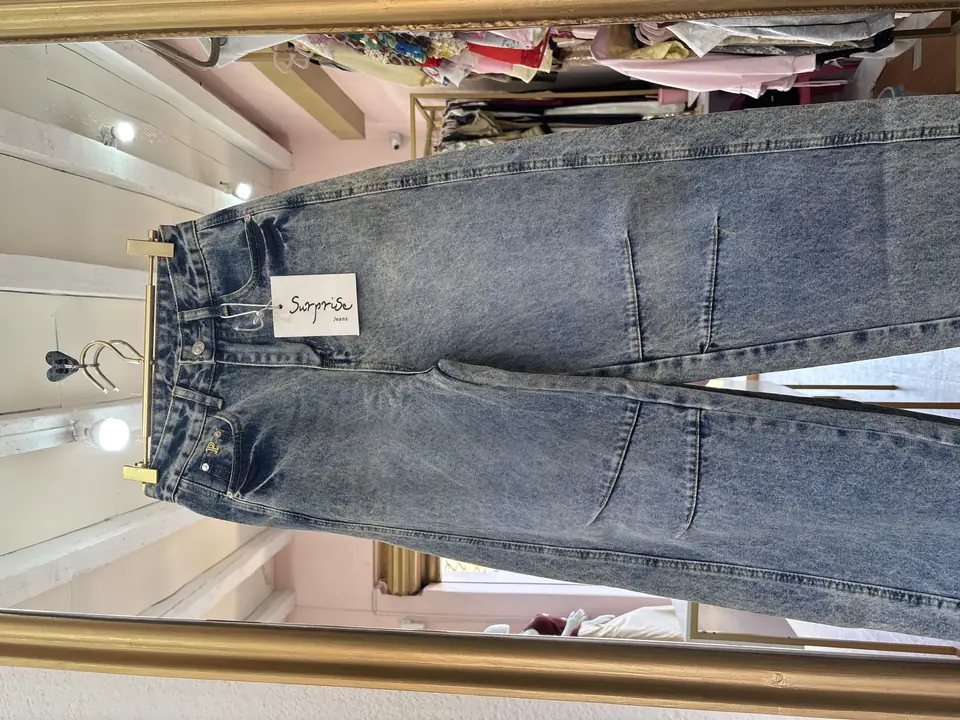Pantalón over deslavado