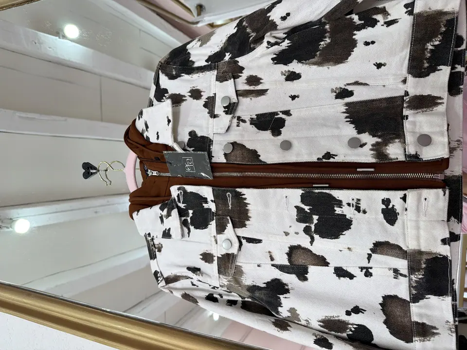 Chamarra mezclilla vaca