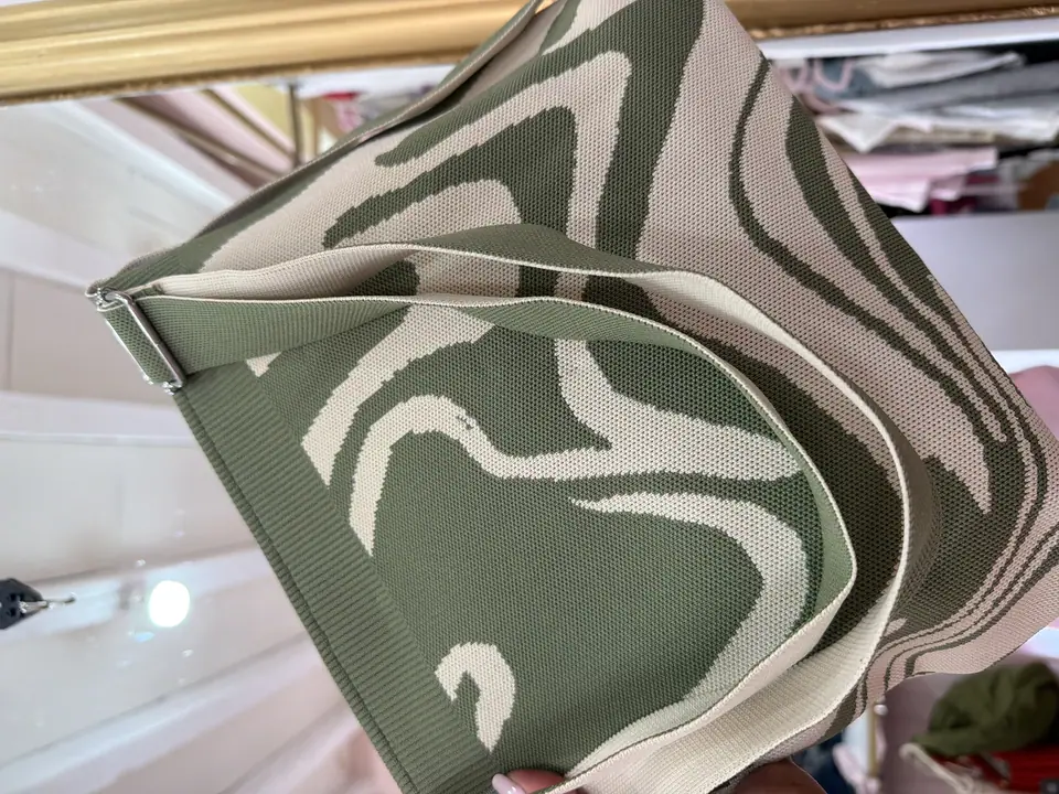Bolsa cebra verde