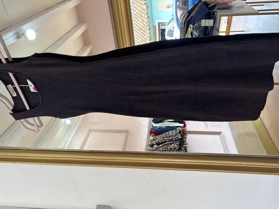 Vestido pegado café