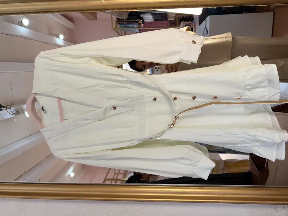 vestido blanco formal corto