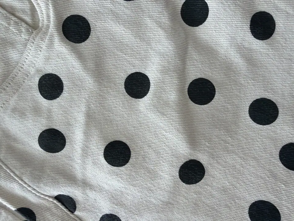 Pantalón ancho de puntos