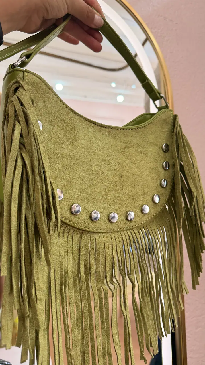Bolsa vaquera verde
