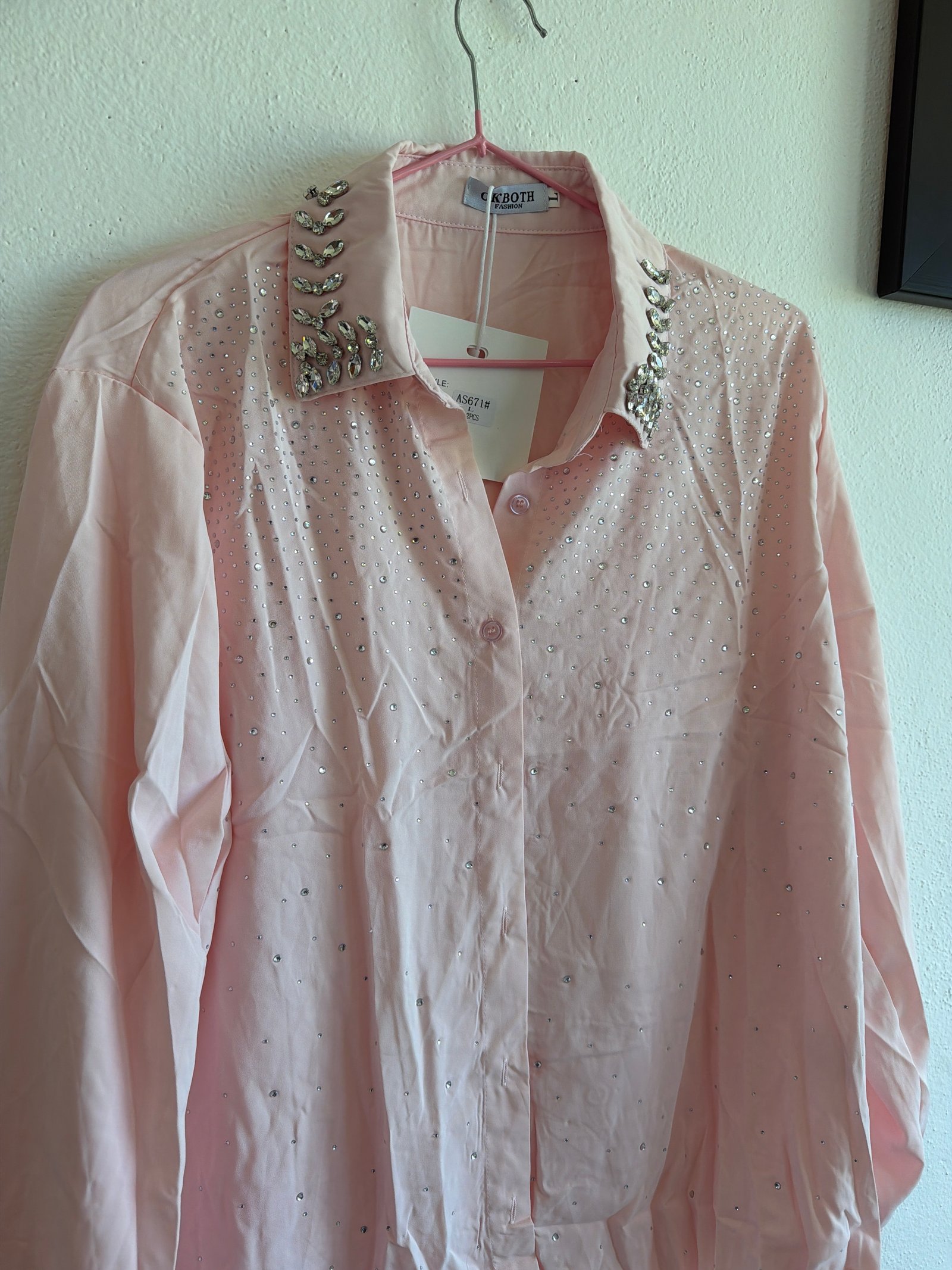 Camisa de brillos