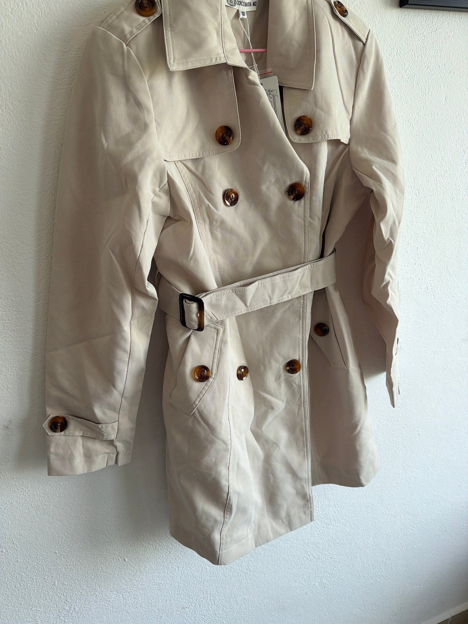 Gabardina beige