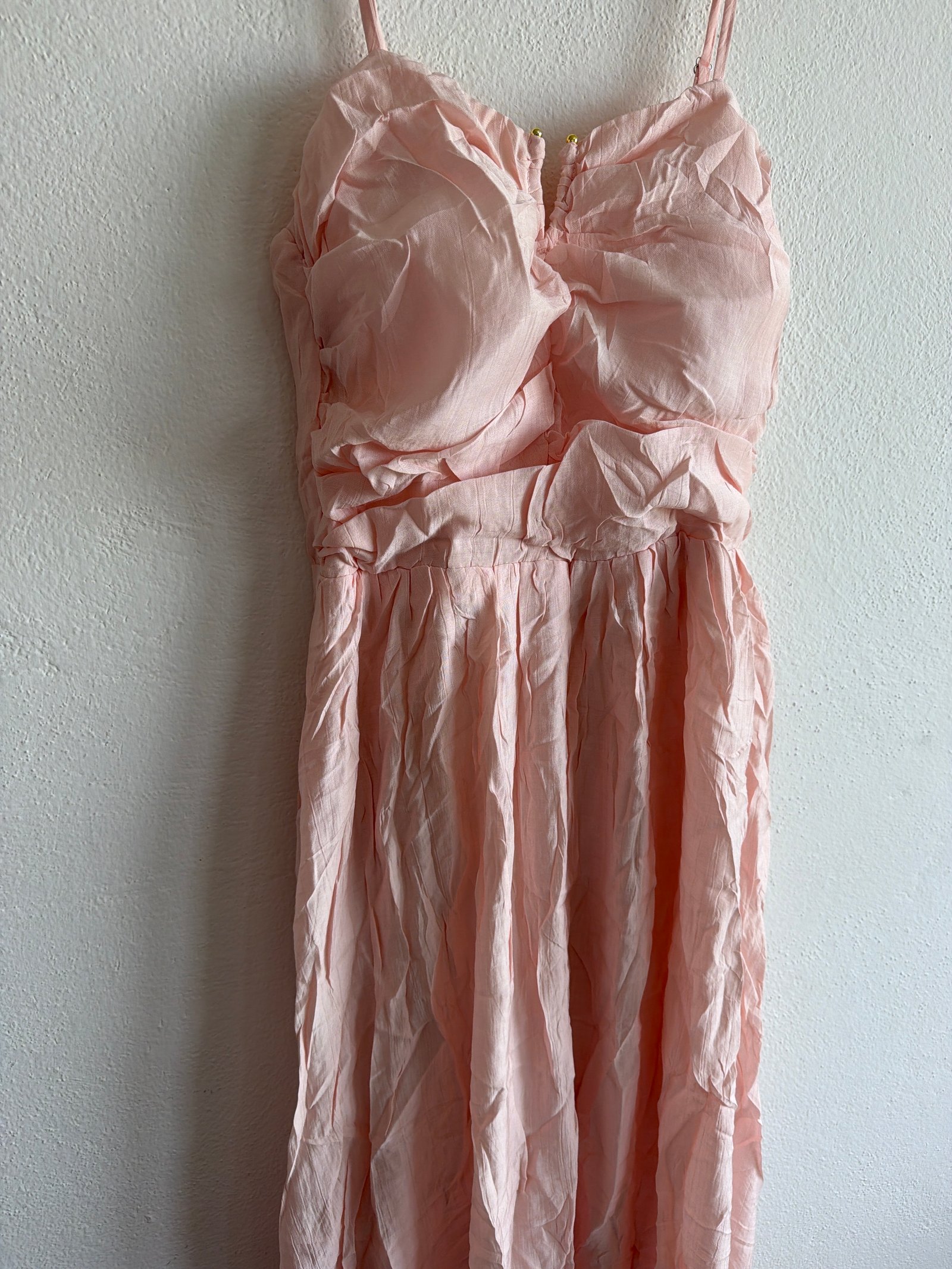 Vestido rosa claro