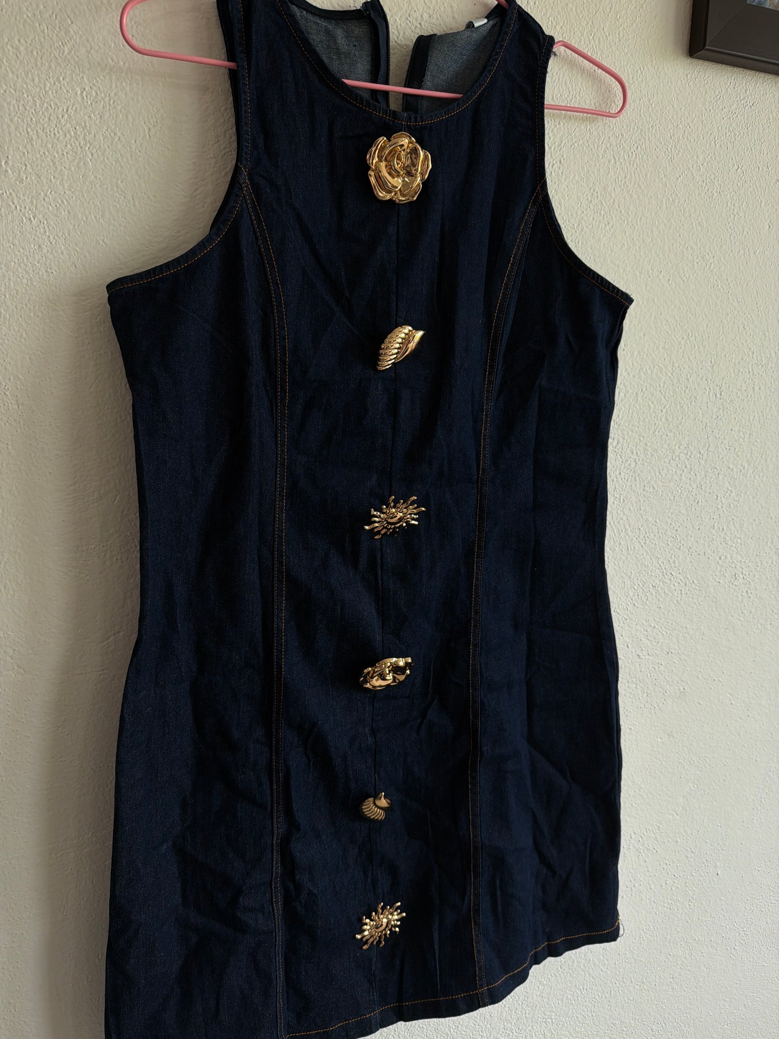 Vestido corto de mezclilla