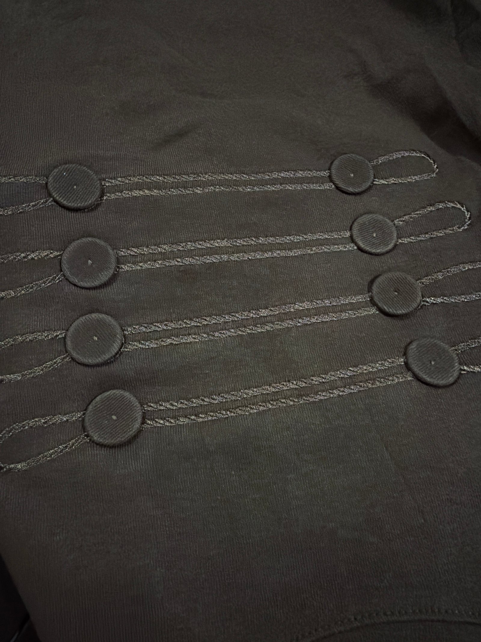 Playera botón café